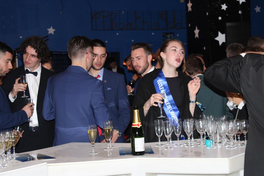 Bar à champagne du gala
